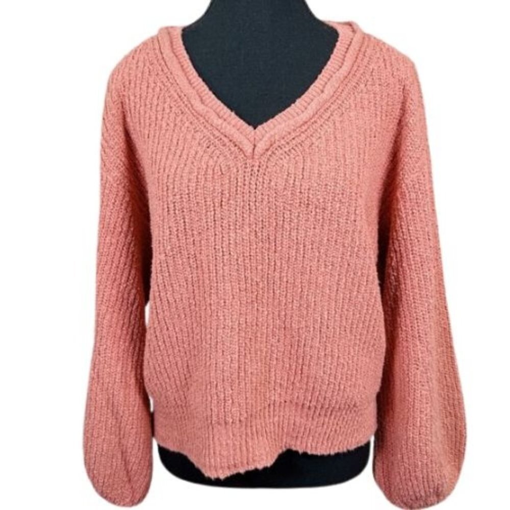 Gentle Fawn Women’s Chunky Knit Dusty Rose Sweater